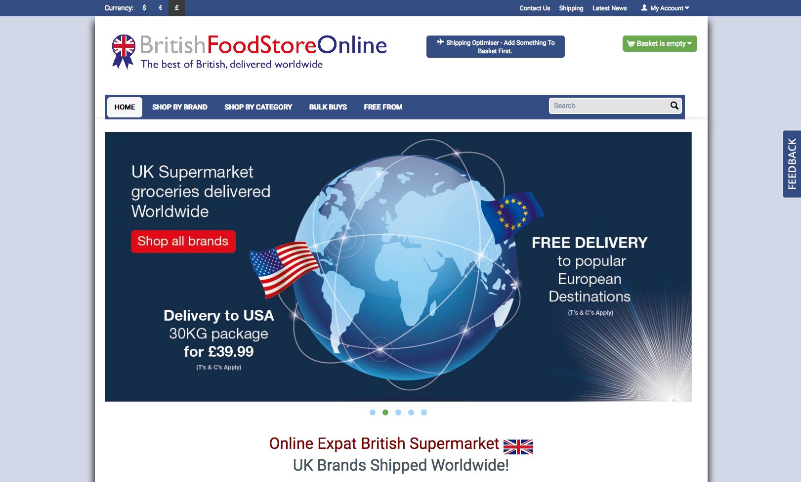 british food web development